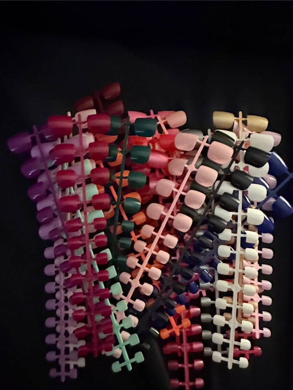 21 Sets Press On Toes Classic Colors